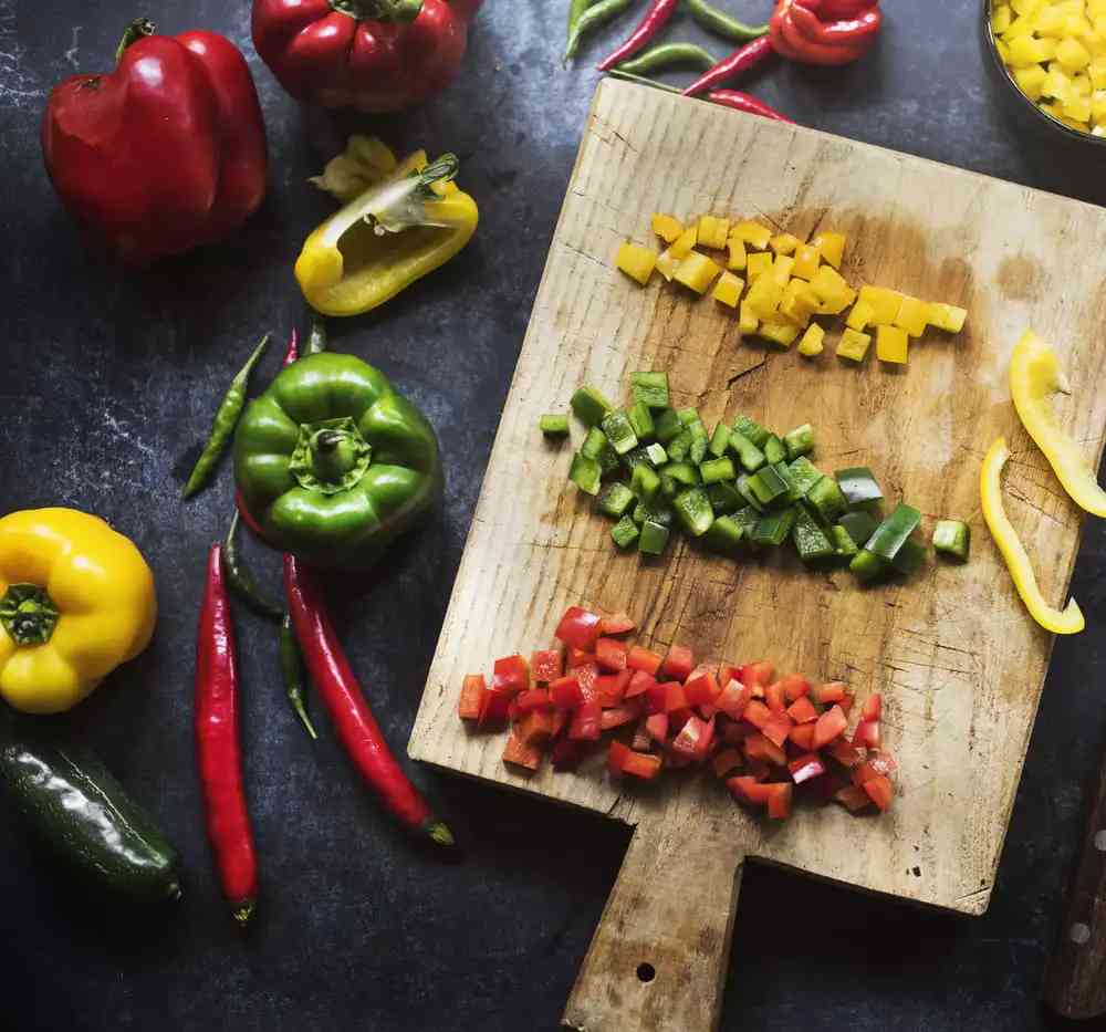 Dehydrated Diced Bell Pepper