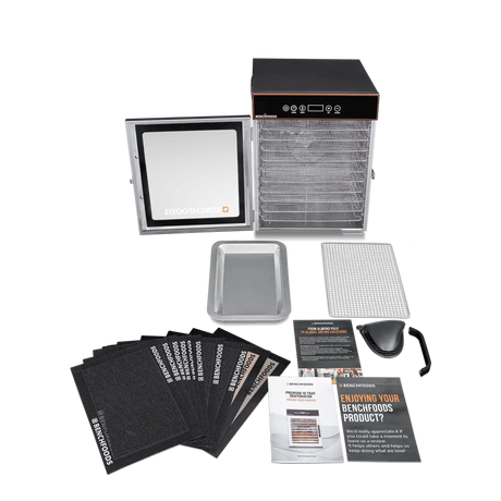 Benchfoods 1 Zone 10 Tray black dehydrator - what's included