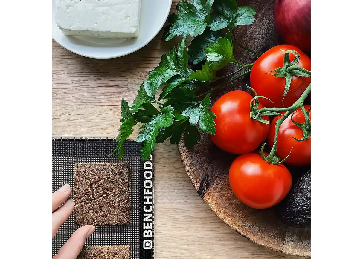20 x 30cm Premium Silicone Non-Stick Mesh Mats