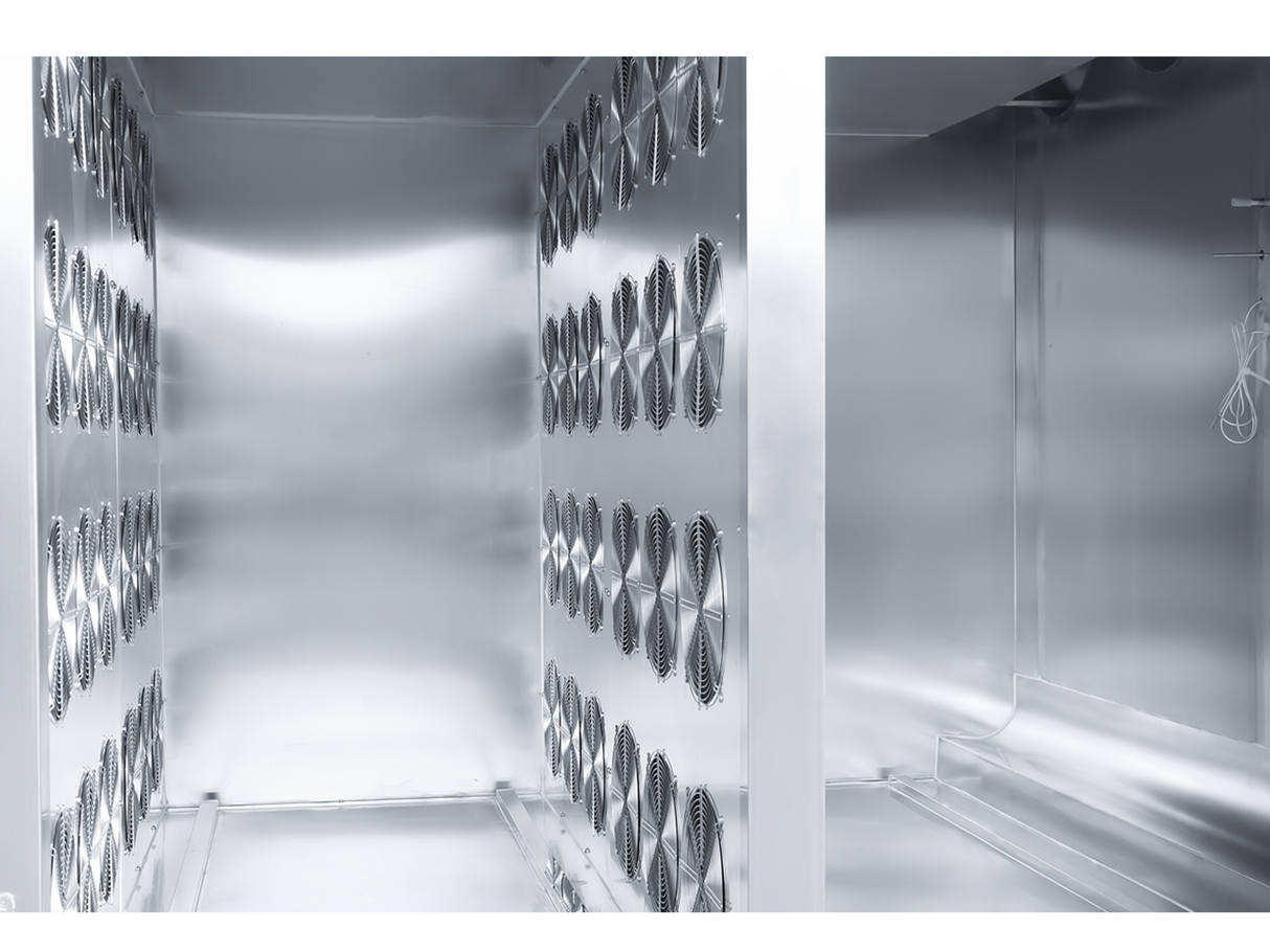 4 Trolley / 120 - 240 Tray / 35.3 - 70.7m² Total tray area